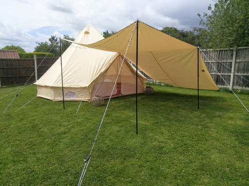 Bell tent awning - x, 4.5m