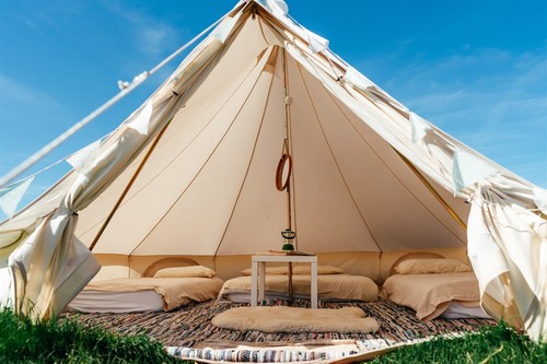Bell tent hire - ex, stock