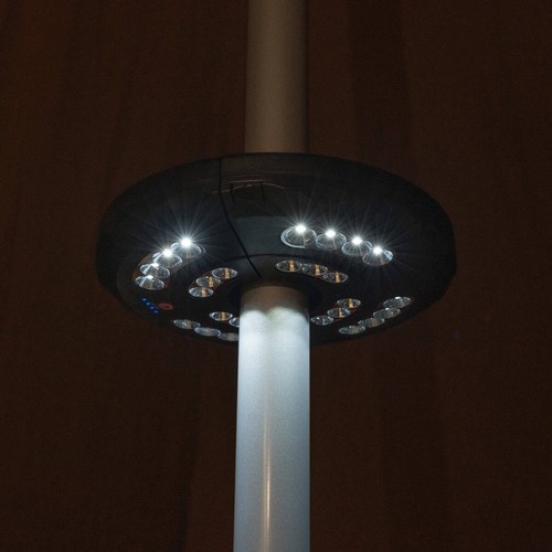 Bell tent led pole - led,