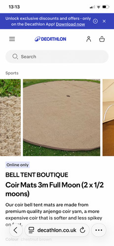 Bell tent coir - tent,