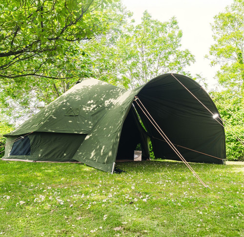 Curved bell tent - tent, awning