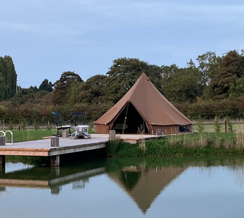 Deluxe bell tent with - deluxe,