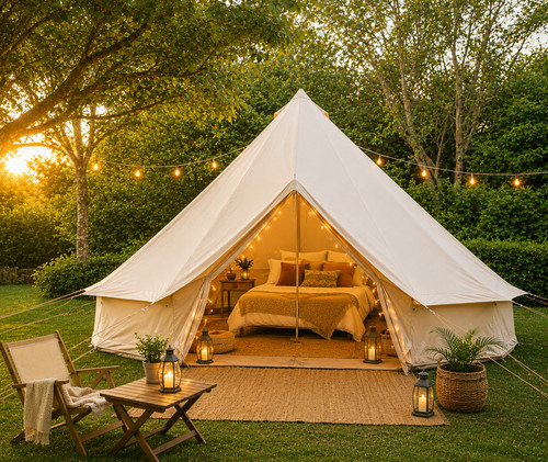Bell tent 100 natural - 4m,