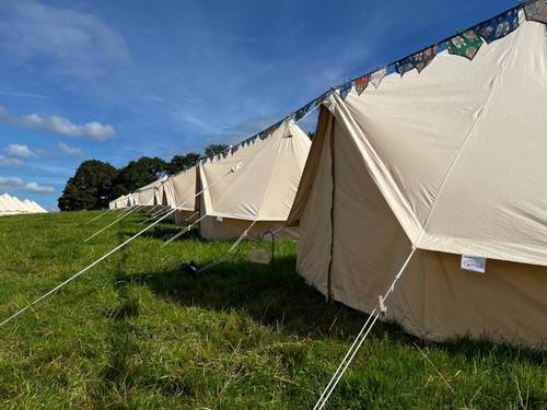 Used hire bell - tents, 4m